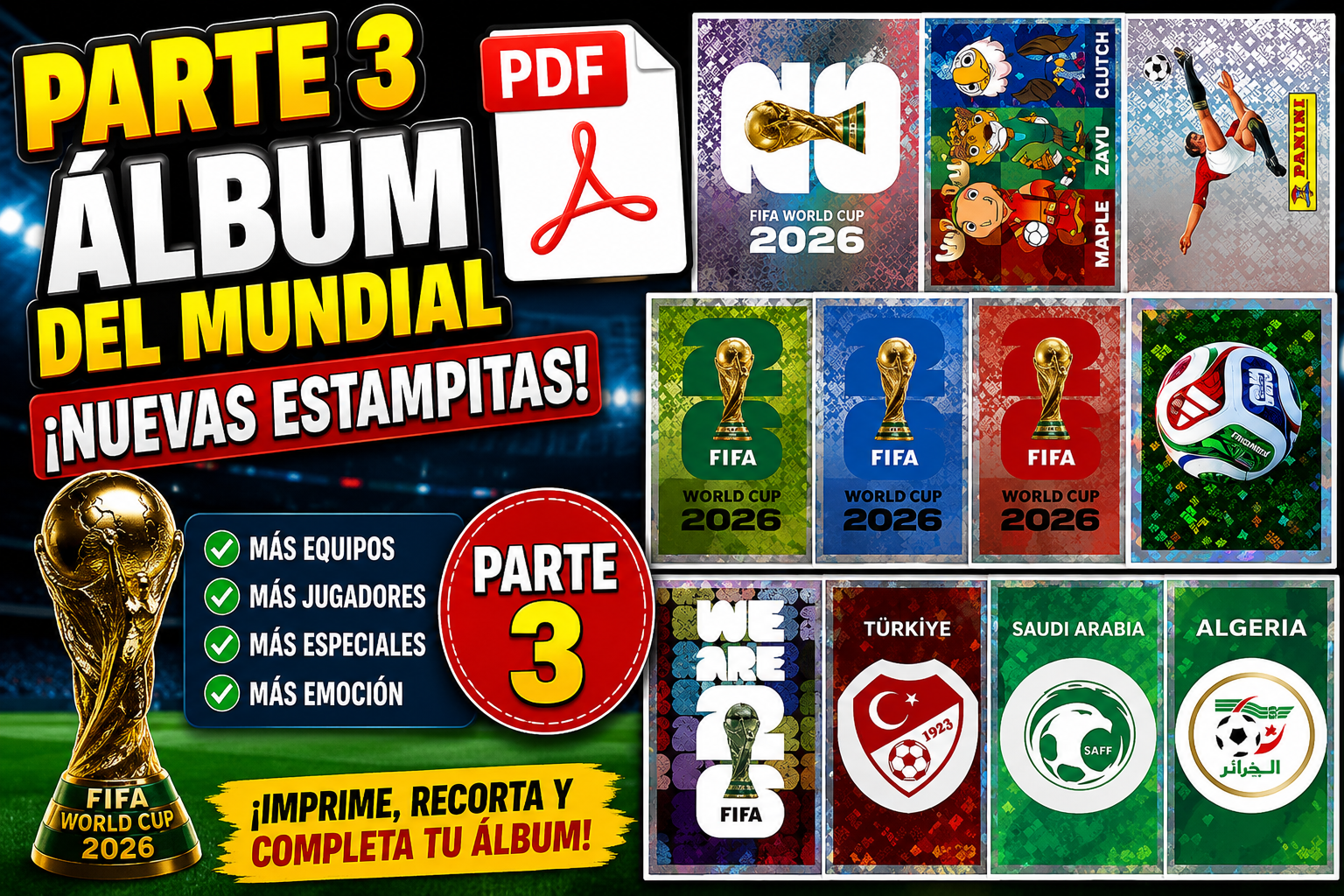 PDF Parte 3 Nueva del Álbum del Mundial Está Sorprendiendo a los Coleccionistas